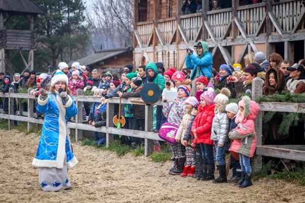 Новогодние праздники в Парке Киевская Русь