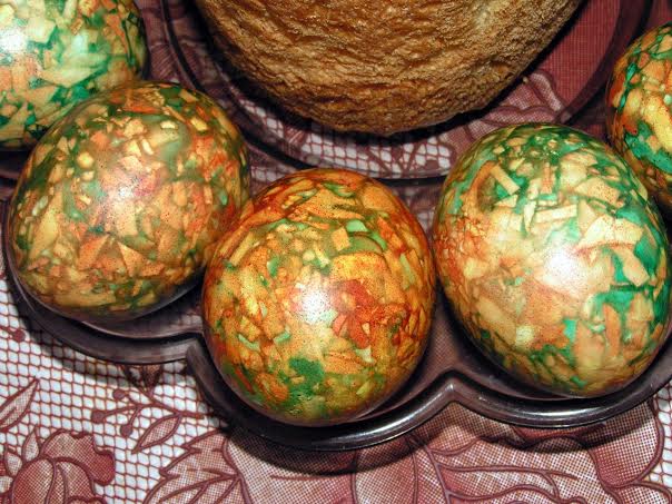 мраморные яйца