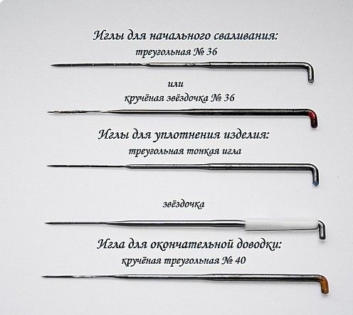Иглы для валяния Иглы для валяния