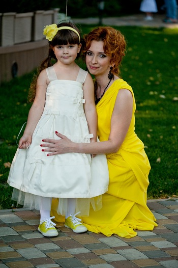 Ольга Казберова и дочка