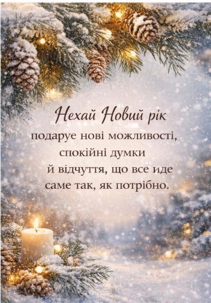 привітання з Новим роком