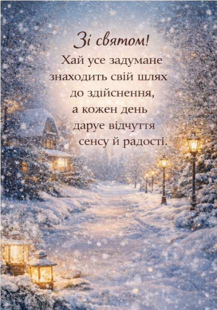 привітання з Новим роком