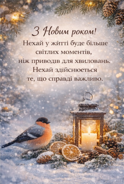привітання з Новим роком